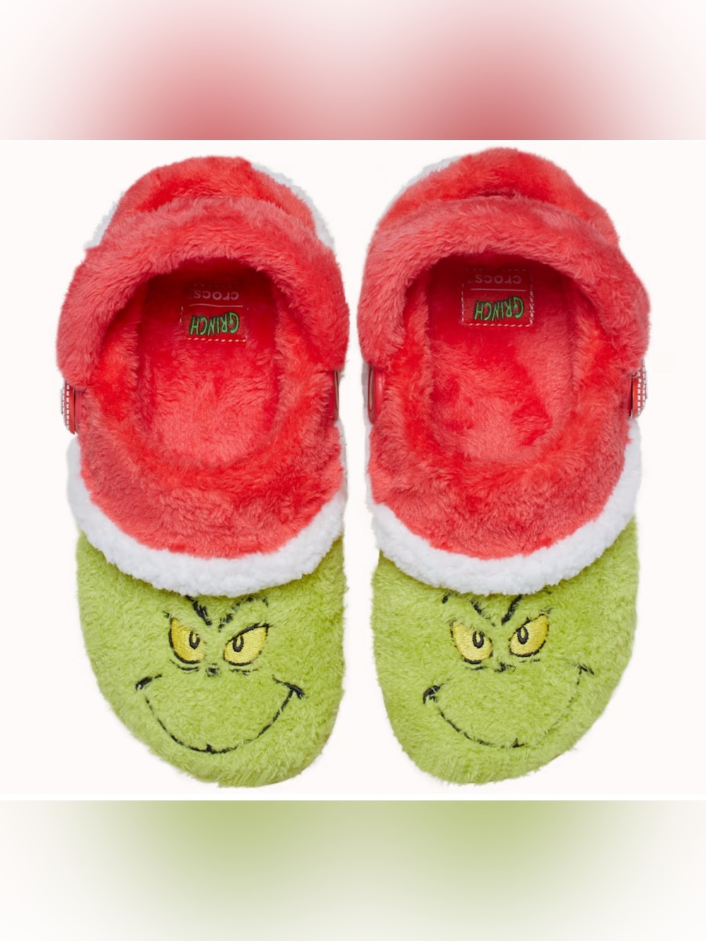 Crocs The Grinch Toddler Classic Lined Clog
